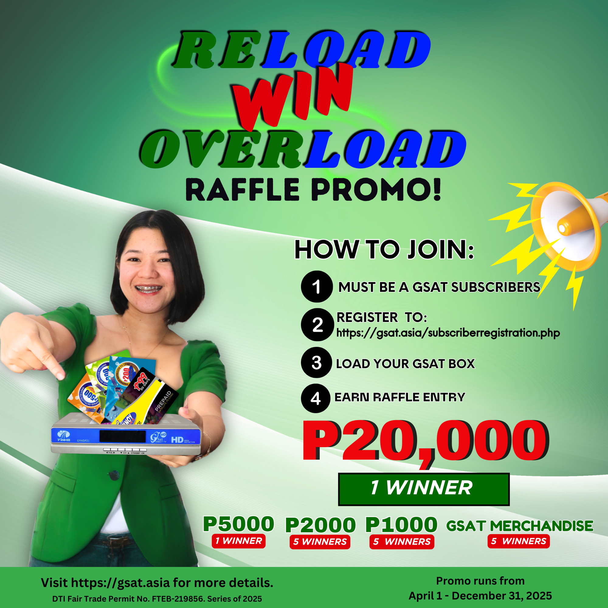 RELOAD, WIN OVERLOAD PROMO